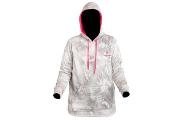 Image of Kryptek Womens Zenobia Hoodie, Wraith/Pink, Small, 15ZENTYP3