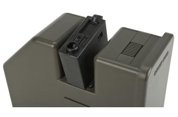 Image of Krytac / KRISS USA AEG LMG 3500rd Electric Winding Box Magazine for LMG Airsoft Machine Guns, Black, Small, KTAEG-051-P001