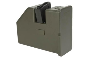 Image of Krytac / KRISS USA AEG LMG 3500rd Electric Winding Box Magazine for LMG Airsoft Machine Guns, Black, Small, KTAEG-051-P001