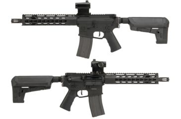 Image of Krytac / KRISS USA Full Metal Trident MKII CRB Airsoft AEG Rifle, 400 FPS, Black, Large, KTAEG-TR2CRB-BK01