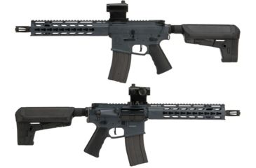 Image of Krytac / KRISS USA Full Metal Trident MKII CRB Airsoft AEG Rifle, 400 FPS, Combat Grey, Large, KTAEG-TR2CRB-CG01
