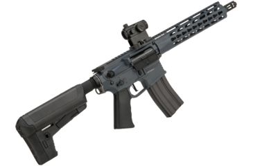 Image of Krytac / KRISS USA Full Metal Trident MKII CRB Airsoft AEG Rifle, 400 FPS, Combat Grey, Large, KTAEG-TR2CRB-CG01