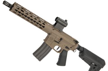 Image of Krytac / KRISS USA Full Metal Trident MKII CRB Airsoft AEG Rifle, 400 FPS, Dark Earth, Large, KTAEG-TR2CRB-FDE01