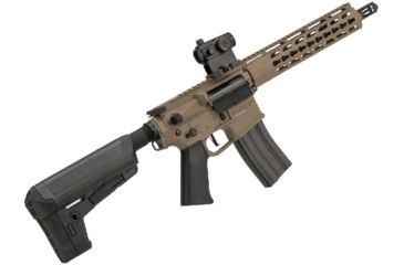 Image of Krytac / KRISS USA Full Metal Trident MKII CRB Airsoft AEG Rifle, 400 FPS, Dark Earth, Large, KTAEG-TR2CRB-FDE01