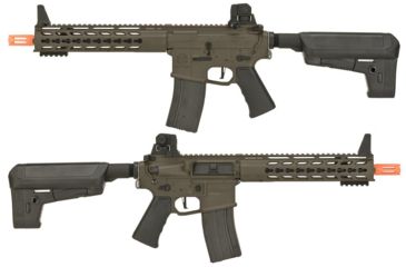 Image of Krytac / KRISS USA Full Metal Trident MKII CRB Airsoft AEG Rifle, 400 FPS, Foliage Green, Large, KTAEG-TR2CRB-FG01
