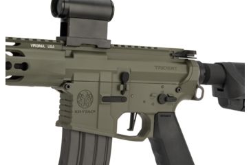 Image of Krytac / KRISS USA Full Metal Trident MKII CRB Airsoft AEG Rifle, 400 FPS, Foliage Green, Large, KTAEG-TR2CRB-FG01