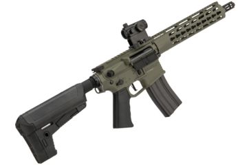Image of Krytac / KRISS USA Full Metal Trident MKII CRB Airsoft AEG Rifle, 400 FPS, Foliage Green, Large, KTAEG-TR2CRB-FG01