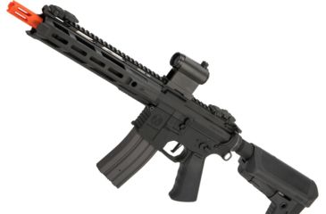 Image of Krytac / KRISS USA Full Metal Trident MKII-M CRB Airsoft AEG Rifle, Black, Large, KTAEG-TR2CRBM-BK01