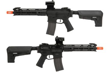 Image of Krytac / KRISS USA Full Metal Trident MKII-M CRB Airsoft AEG Rifle, Black, Large, KTAEG-TR2CRBM-BK01