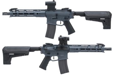 Image of Krytac / KRISS USA Full Metal Trident MKII-M CRB Airsoft AEG Rifle, Combat Grey, Large, KTAEG-TR2CRBM-CG01