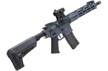 Image of Krytac / KRISS USA Full Metal Trident MKII-M CRB Airsoft AEG Rifle, Combat Grey, Large, KTAEG-TR2CRBM-CG01