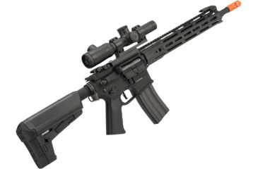 Image of Krytac / KRISS USA Full Metal Trident MKII-M SPR Airsoft AEG Rifle, Black, Large, KTAEG-TR2SPRM-BK01