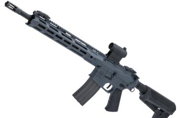 Image of Krytac / KRISS USA Full Metal Trident MKII-M SPR Airsoft AEG Rifle, Combat Grey, Large, KTAEG-TR2SPRM-CG01