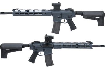 Image of Krytac / KRISS USA Full Metal Trident MKII-M SPR Airsoft AEG Rifle, Combat Grey, Large, KTAEG-TR2SPRM-CG01