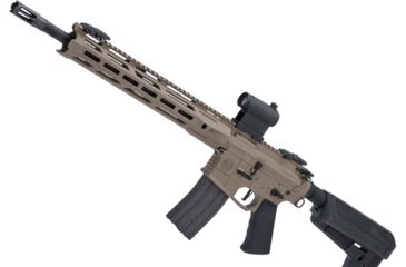 Image of Krytac / KRISS USA Full Metal Trident MKII-M SPR Airsoft AEG Rifle, Dark Earth, Large, KTAEG-TR2SPRM-FDE01