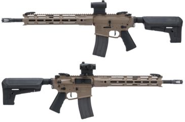 Image of Krytac / KRISS USA Full Metal Trident MKII-M SPR Airsoft AEG Rifle, Dark Earth, Large, KTAEG-TR2SPRM-FDE01