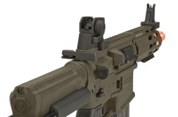 Image of Krytac / KRISS USA Full Metal Trident MKII PDW Airsoft AEG Rifle, Dark Earth, Large, KTAEG-TR2PDW-FDE01