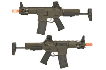 Image of Krytac / KRISS USA Full Metal Trident MKII PDW Airsoft AEG Rifle, Dark Earth, Large, KTAEG-TR2PDW-FDE01