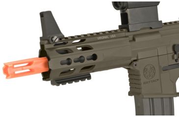 Image of Krytac / KRISS USA Full Metal Trident MKII PDW Airsoft AEG Rifle, Dark Earth, Large, KTAEG-TR2PDW-FDE01