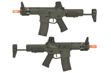 Image of Krytac / KRISS USA Full Metal Trident MKII PDW Airsoft AEG Rifle, Foliage Green, Large, KTAEG-TR2PDW-FG01