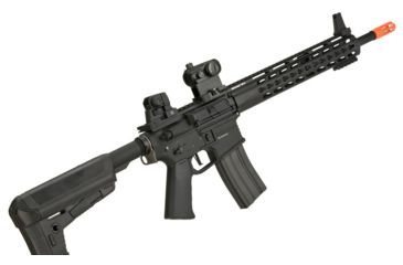 Image of Krytac / KRISS USA Full Metal Trident MKII SPR Airsoft AEG Rifle, Black, Large, KTAEG-TR2SPR-BK01