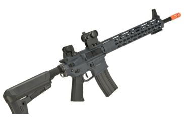 Image of Krytac / KRISS USA Full Metal Trident MKII SPR Airsoft AEG Rifle, Combat Grey, Large, KTAEG-TR2SPR-CG01