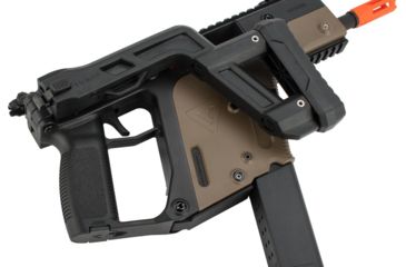 Image of Krytac / KRISS USA Licensed Kriss Vector Airsoft AEG SMG Rifle, Dual Tone, Large, KTAEG-VSMGF-2T01