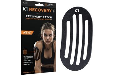 Image of Kt Tape Recovery+ Patch Blk 4p 814179020192