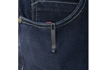 Image of Kubey Akino Lockback. Red. Black.