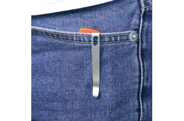 Image of Kubey Bravo 1 Folding Knife, 4.63in Closed, 3.38in Bead Blast AUS-10A Stainless Drop Point Blade, Orange G10 handle, KU319B