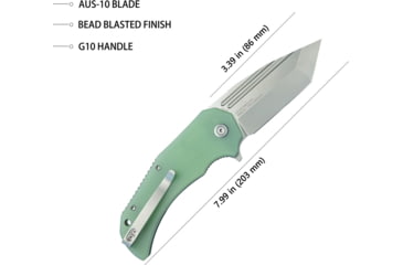 Image of Kubey Bravo 1 Tanto. Jade