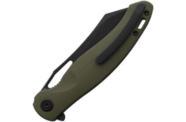 Image of Kubey Drake Linerlock Green G10 Folding Knife, 3.88" sand blast finish AUS-10A stainless blade, Green G10 handle, KB239B