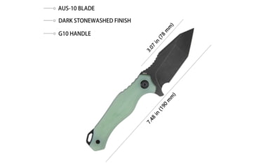 Image of Kubey Golf EDC Fixed Blade Jade