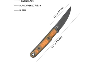 Image of Kubey JL Fixie Fixed Blade Ultem Blk, KUB355D