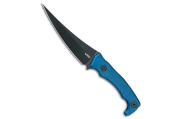Image of Kubey Knives Kubey Knives Sicarii Fixed Blade Knife Blue Micarta 4.6" Black SW, Blue, 14C28N, adult, BHQ-227562