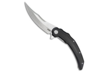 Image of Kubey Knives Kubey Knives Wave Crest Liner Lock Knife Black G-10 3.8" Satin, Black, 14C28N, adult, BHQ-221291
