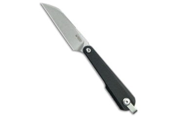 Image of Kubey Knives Kubey Knives YAG Sheepsfoot Fixed Blade Knife Black G-10 2.4" SW, Black, 14C28N, adult, BHQ-227550