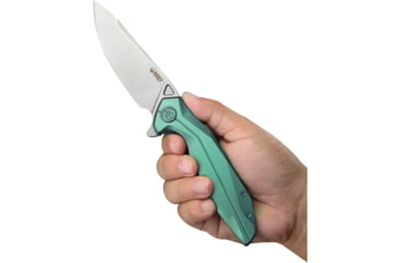 Image of Kubey Nova Framelock Green Titanium