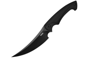 Image of Kubey Persian Style Fixed Blade Knife, 5.5 black finish D2 tool steel blade, Black G10 handle, KU231B