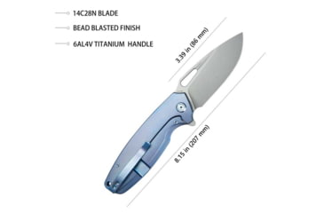 Image of Kubey Tityus Framelock Blue Ti