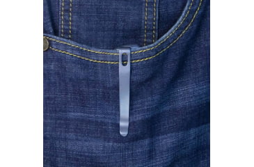 Image of Kubey Tityus Blue Ti Folding Knife, 4.75in Closed, 3.38in Bead Blast 14C28N Sandvik SS Blade, Blue Textured Titanium Handle, KB360D