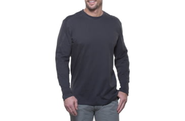 Image of Kuhl Bravado Long Sleeve Shirt - Men's-Carbon-Medium