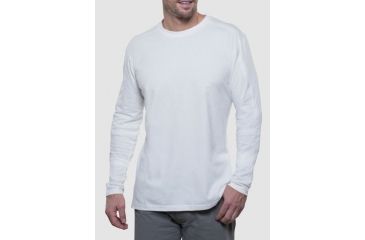 Image of Kuhl Bravado Long Sleeve Shirt - Men's-White-Medium