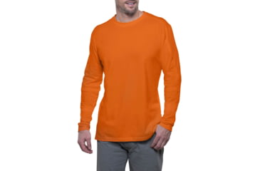 Image of Kuhl Bravado Long Sleeve Shirt - Mens, Sunset Orange, Small, 7224-SOR-S-