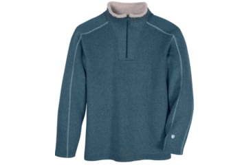 Image of Kuhl Europa 1/4 Zip Sweater - Men's-Indian Teal-Large