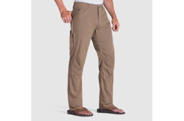 Image of Kuhl Konfidant Air Pant - Mens-Dark Khaki-34 Waist-Short Inseam