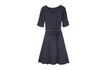 Image of Kuhl Salza Long Sleeve Dress - Women's-Charcoal-Large