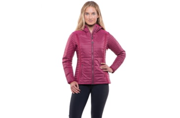 Image of Kuhl Spyfire Hoody-Women's-Sangria-Small