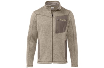 Image of Kuiu Base Camp Full Zip Sweater - Mens, Khaki, M, 14027-KH-M