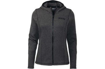 Image of Kuiu Base Camp Hooded Sweater - Womens, Grey, S, 14035-CH-S